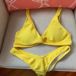 Zaful yellow bikini set